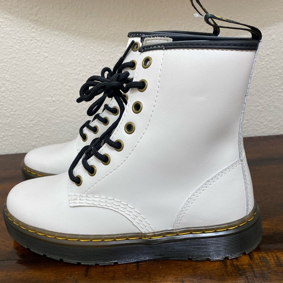 New Dr Martens unisex Zavala Size 6M / 7W Smooth Leather Combat Boots - Picture 7 of 13